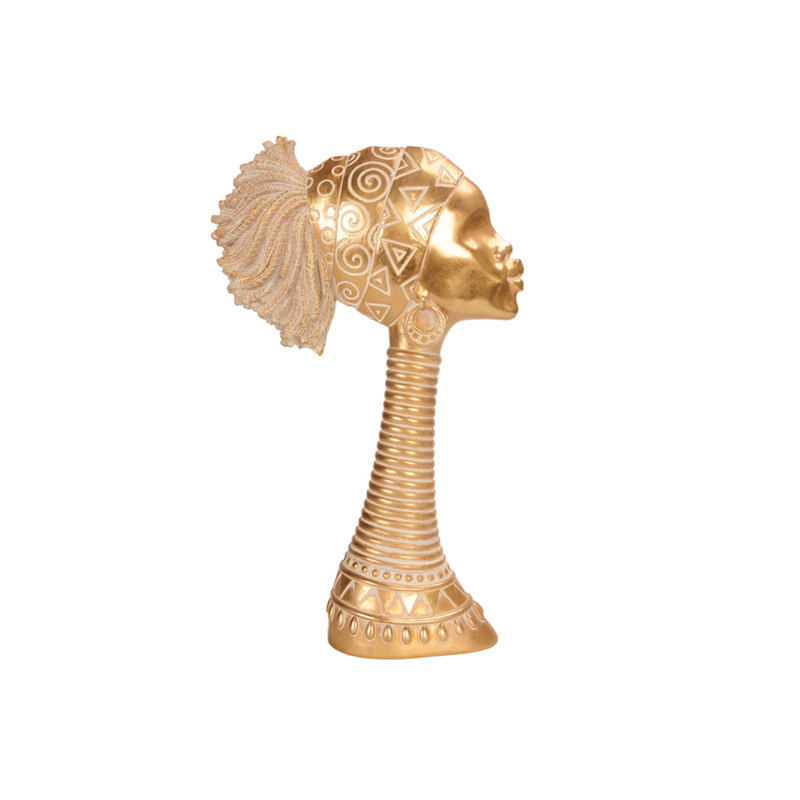 Liberta - Maison ABENI 4 DECO Φιγούρα Resin Χρυσή 19.3x