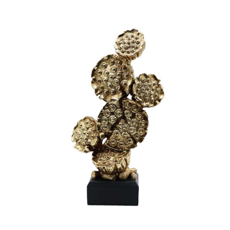 Liberta - Maison ONIOPORA DECO Resin Χρυσό/Μαύρο 17x9.5