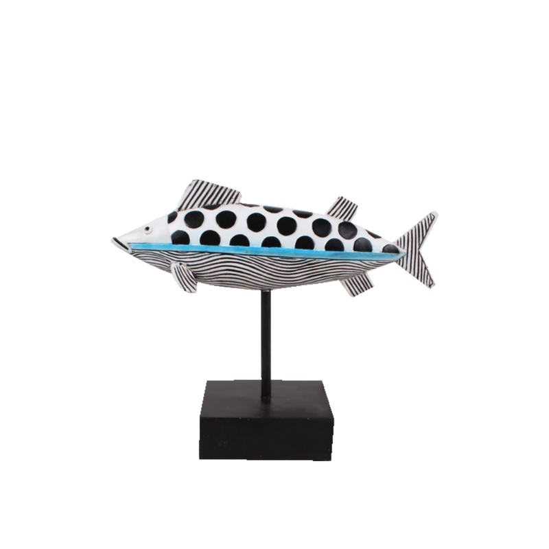 Liberta - Maison GADUS Διακοσμητικό Ψάρι Polyresin Λευκ