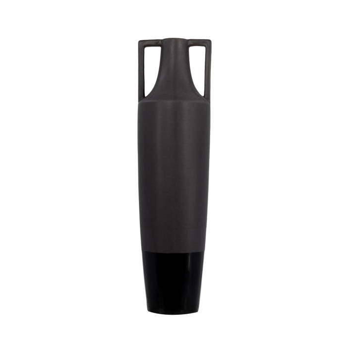 Liberta - Maison AIMA Bazo Keramiko Anthraki Mat/Silver Gun F13.5x49cm 020923