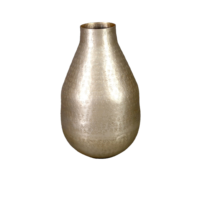 Liberta - Maison DAHLIA Βάζο Αλουμινίου Σαμπανί Φ21x34cm 021148