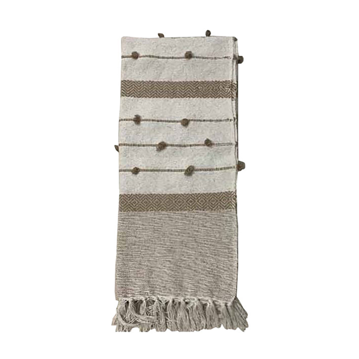 Liberta - Maison SAND Rixtari Diakosmitiko 125x150cm Bambaki Caramel Bez 021649