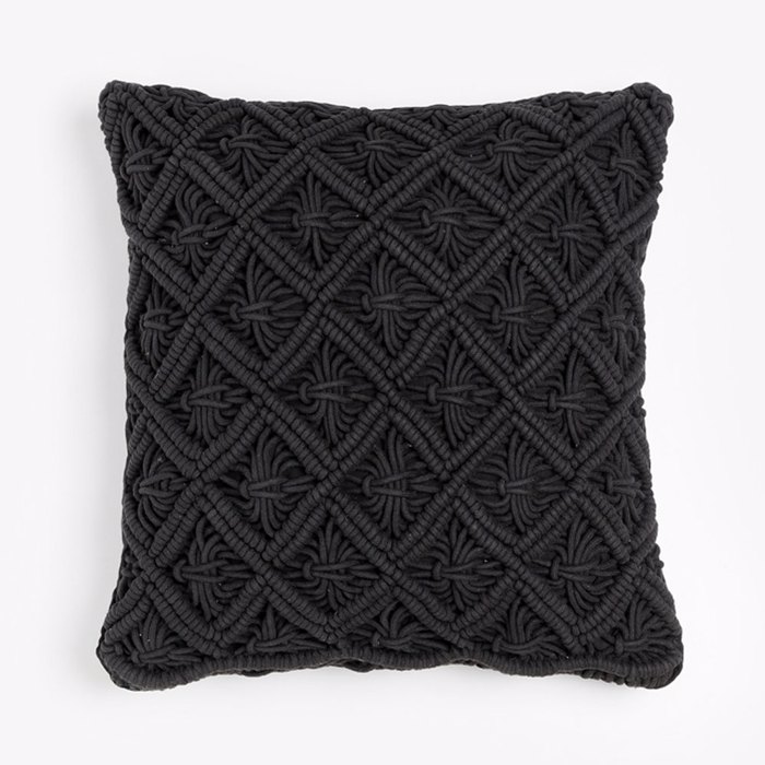 Liberta - Maison AL MANO Diakosmitiko Maxilari 45x45x5cm Bambaki Mavro Polyester 021669