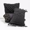 Liberta - Maison AL MANO Diakosmitiko Maxilari Bambakero/Polyester Mavro 50x30x5cm 021671