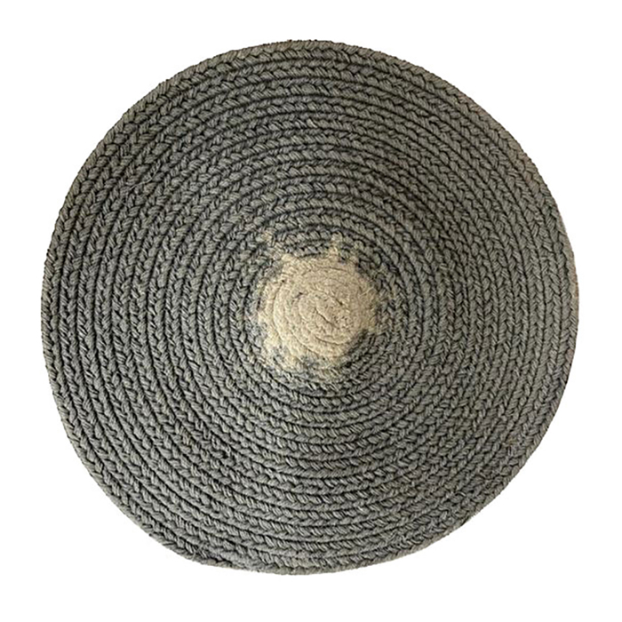 Liberta - Maison REEF Soupla Strongulo 38x38x0.25cm Bambaki Xaki Bez Polyester 021731