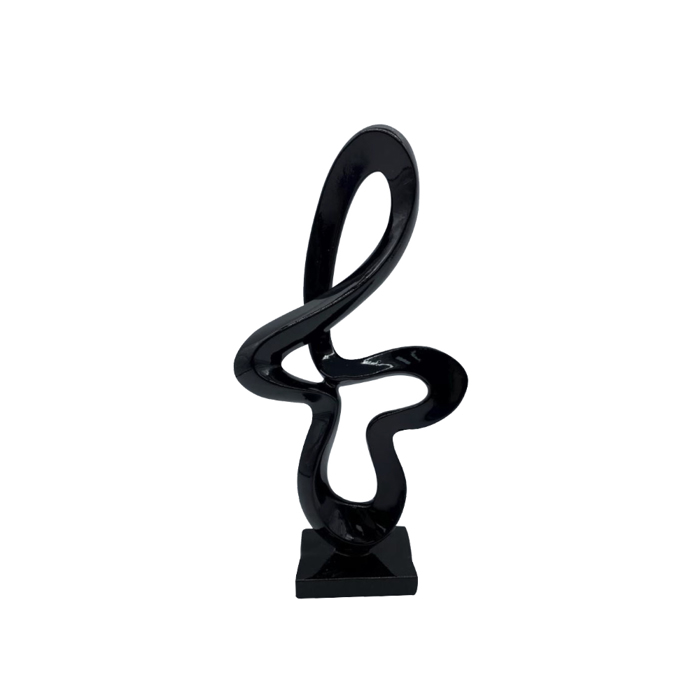 Liberta - Maison TOBAC 1 DECO Diakosmitiko Resin Mavro 13.8x5.8x28.3cm 021842