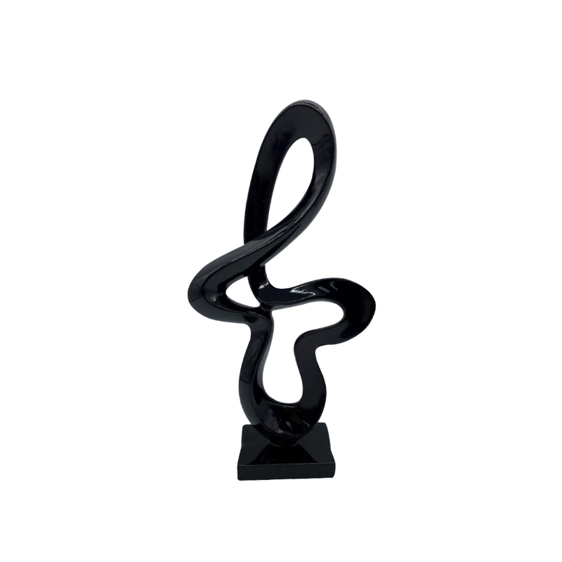 Liberta - Maison TOBAC 1 DECO Διακοσμητικό Resin Μαύρο 13.8x5.8x28.3cm 021842