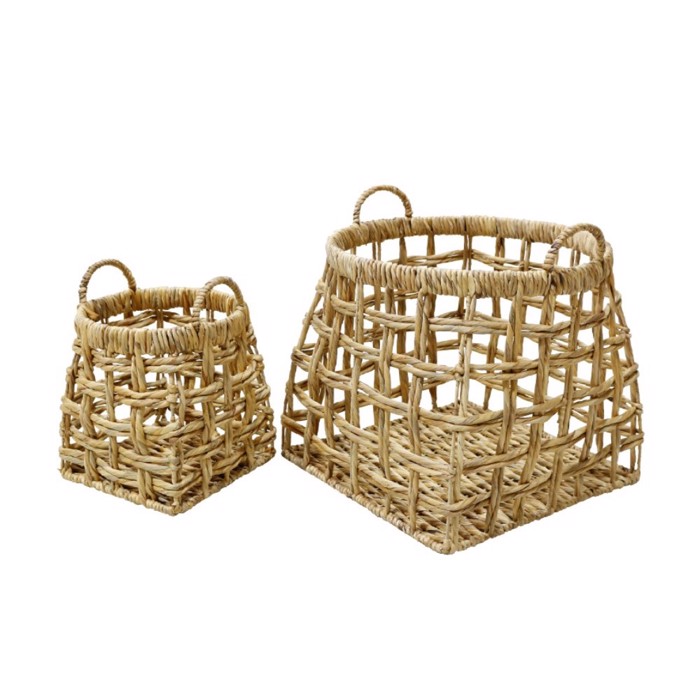 Liberta - Maison DALAT Set ton 2 Kalathi apo uakintho/Sidero Fusiko 44x44x46cm 021905