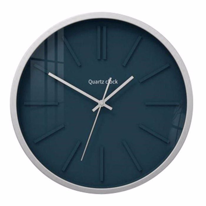 Liberta - Maison HULST Roloi Toixou Metalliko/MDF Petrol/Asimi F40x6cm 021959