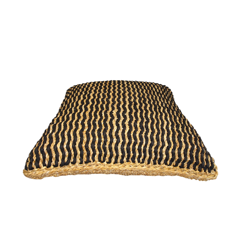 Liberta - Maison OTUR Μαξιλάρα 60x60x20cm Seagrass Φυσικό Μαύρο Βαμβάκι 022002