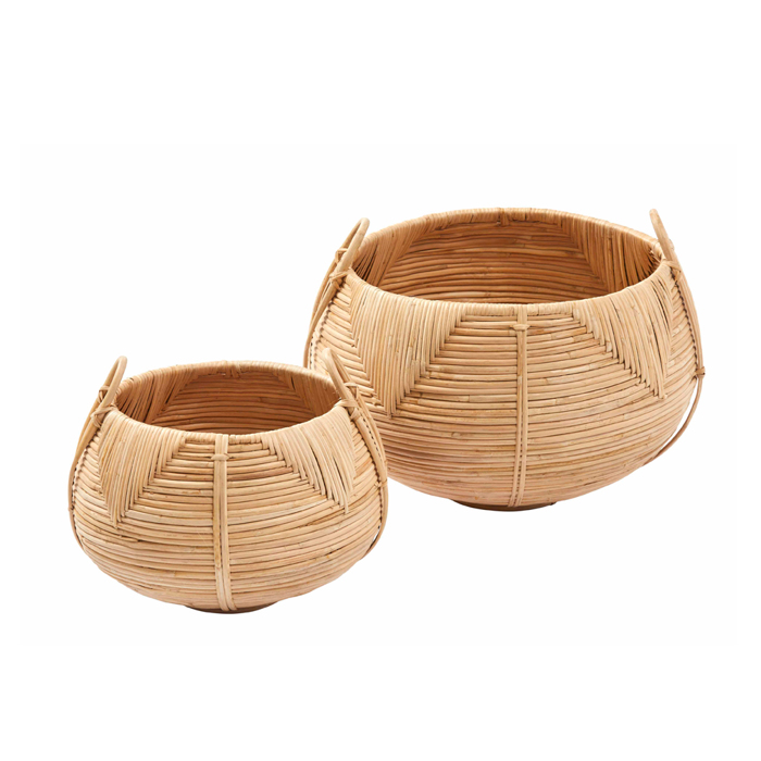 Liberta - Maison SIFIR Set ton 2 Kalathi Rattan Fusiko F45x28cm 022028