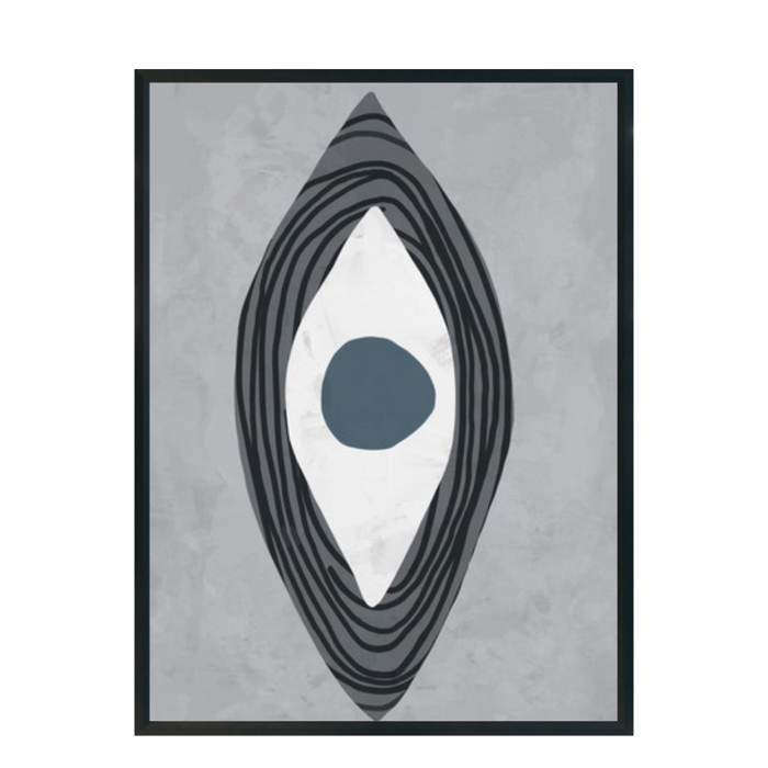 Liberta - Maison OEIL Pinakas Kambas me Ggri/Mavro Xulo kai Mavri Korniza 60x90x4.5cm 022084