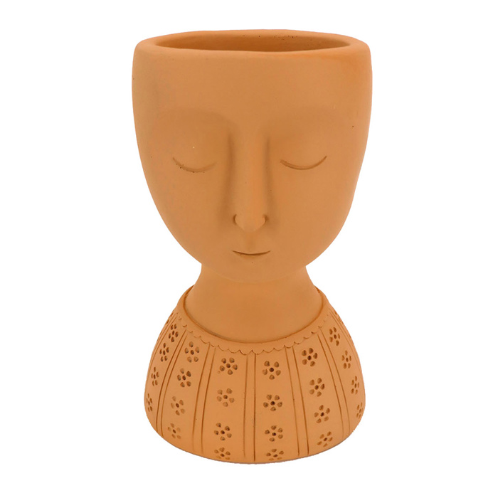 Liberta - Maison SKEPTICAL 3 Kaspo Resin Terracotta 8.8x7.3x13.9cm 022128