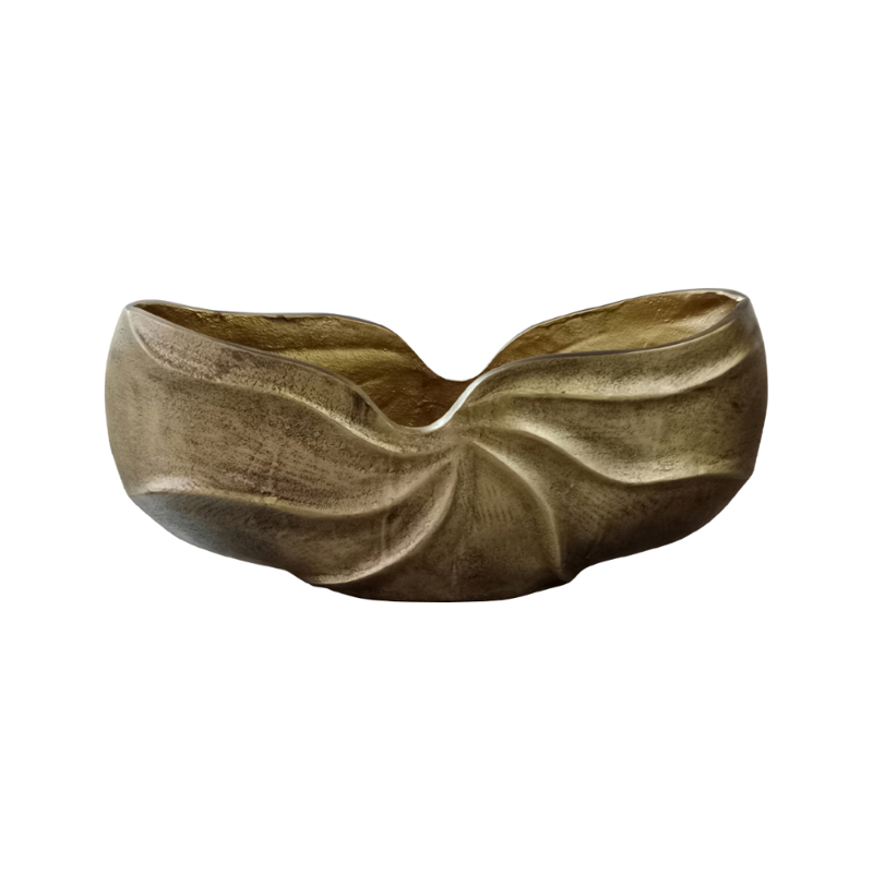 Liberta - Maison IWA 2 Βάζο Αλουμινίου Χρυσό Αντικέ 39x