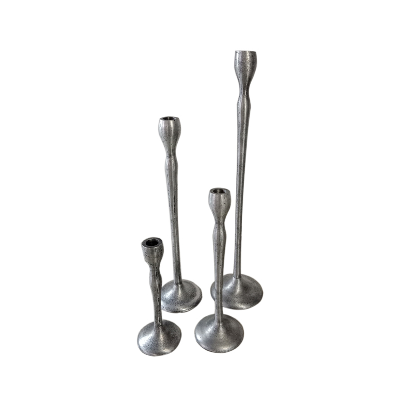 Liberta - Maison - ΣΗΜΑΝΤΙΚΟ: Σε περίπτωση διαφοράς τιμής από το κατάστημα ισχύει παντα και μόνο η τιμή του καταστήματος Liberta - Maison JOLIE Σετ των 4 Κηροπήγιο Αλουμινίου Α