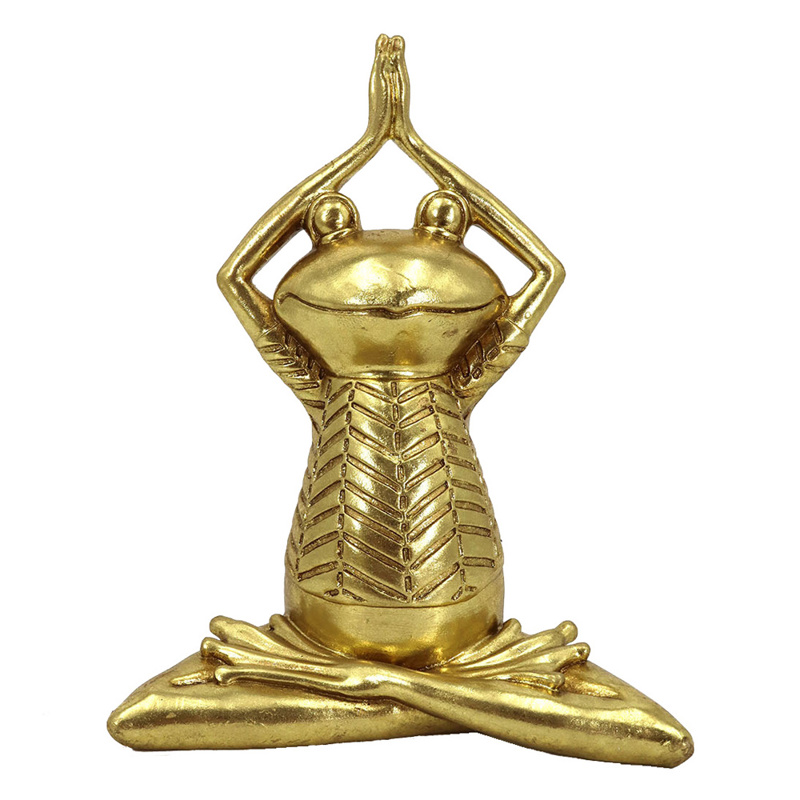 Liberta - Maison YOGA FROGIE 2 DECO Βάτραχος Resin Χρυσ