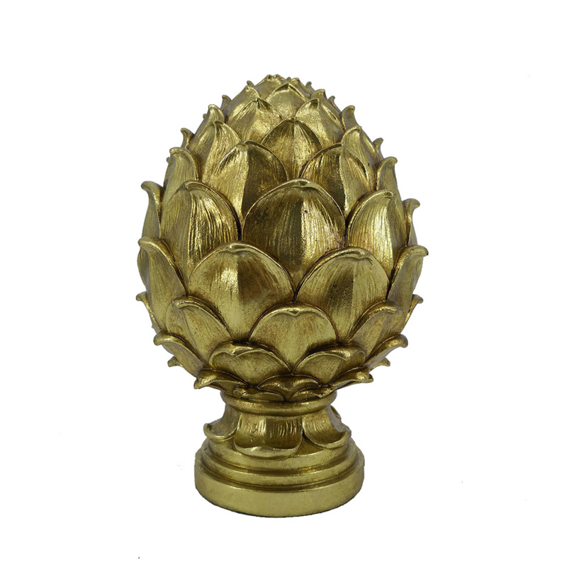 Liberta - Maison GOLDEN PINUS DECO Διακοσμητικό Resin Χρυσό Φ16x25cm 022306