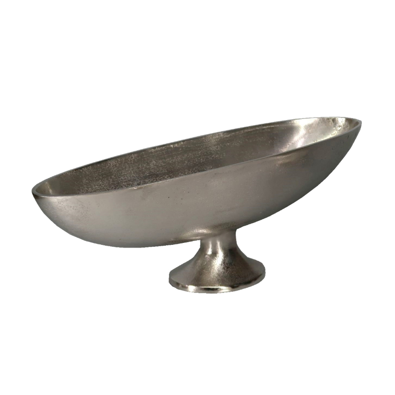 Liberta - Maison HARES Μπωλ με Πόδι Αλουμινίου Ασημί 54