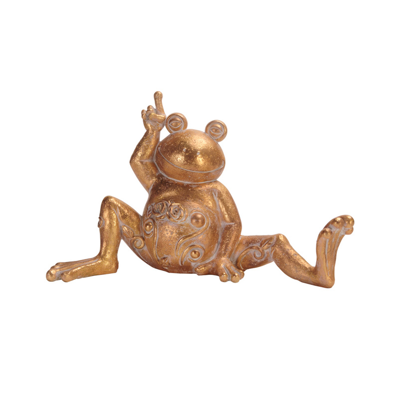 Liberta - Maison YOGA FROG 2 DECO Βάτραχος Resin Χρυσός