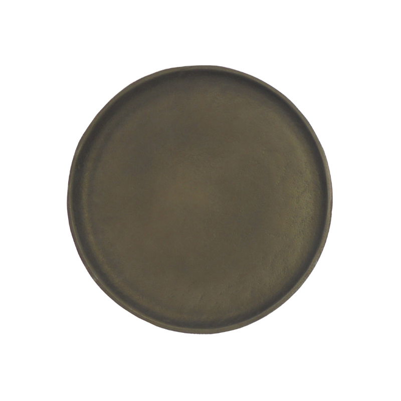 Liberta-Maison Cape Δίσκος Διακόσμησης 25x25x1cm Αλουμίνιο Titan 022650