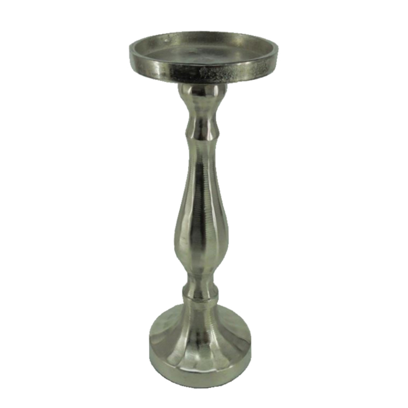 Liberta - Maison PERRY Κηροπήγιο 11x31cm Αλουμίνιο Ασημί 022690