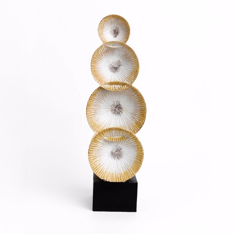 Liberta - Maison KESA DECO Totem Resin Χρυσό/Μαύρο 15.5