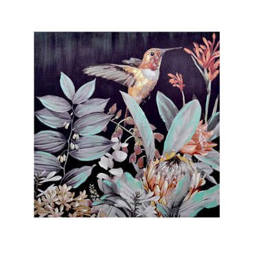 Liberta - Maison PAMAI 1 Πίνακας Καμβάς με Πολύχρωμο Ξύλο 80x80x3cm 022856