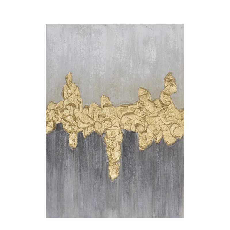 Liberta - Maison SED GREY Πίνακας Καμβάς Γκρι/Χρυσός 50