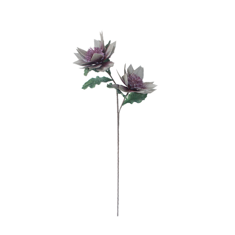 Liberta-Maison Gris Λουλούδι Τεχνητό 108cm EVA Foam Γκρι Μώβ 022940