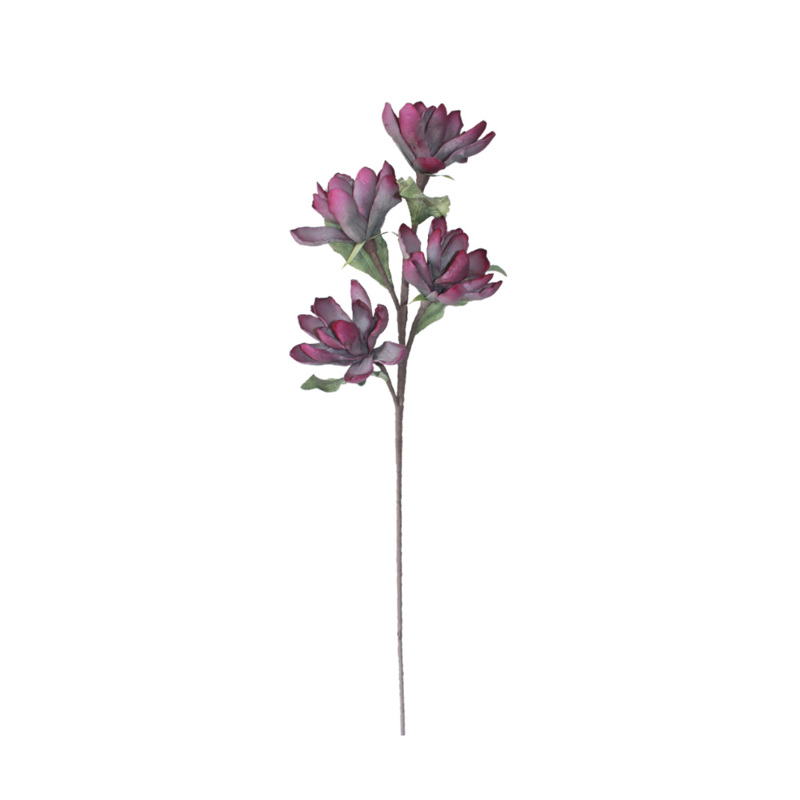 Liberta-Maison Cerven Λουλούδι Τεχνητό 96cm EVA Foam Φούξια Γκρι 022994