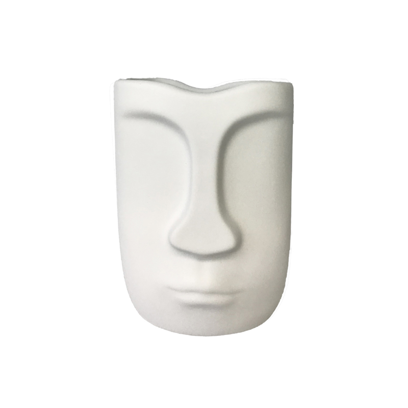 Liberta - Maison BARIK WHITE Κασπώ Polyresin Λευκό 13x11x17cm 023076