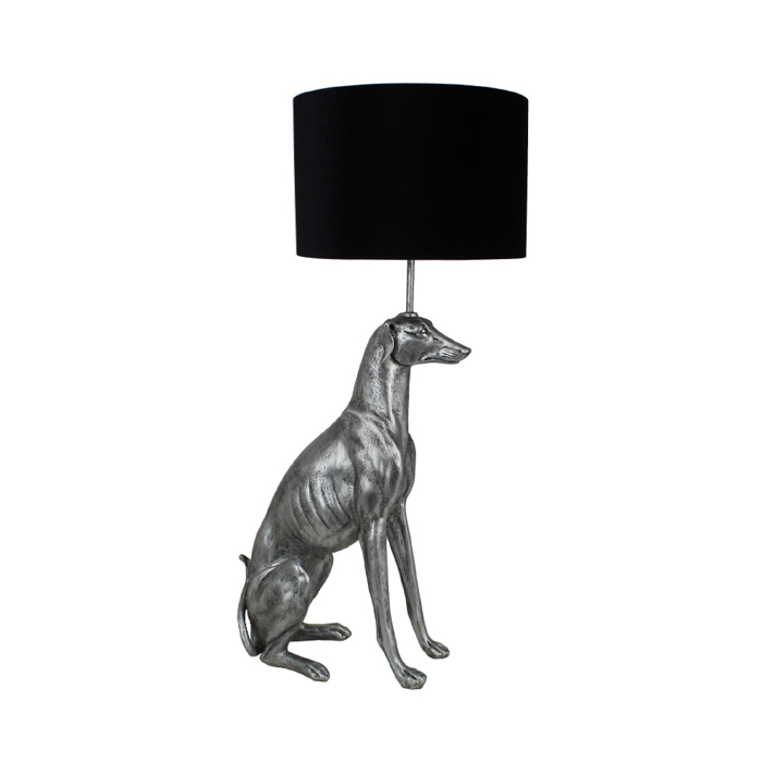 Liberta - Maison CAO Epitrapezio Fotistiko Polyresin/ufasma Asimi/Mavro 42x30x80cm 023105