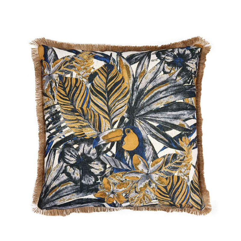 Liberta-Maison Foliage Διακοσμητικό Μαξιλαρι 45x45cm Polyester Πολύχρωμο 023398