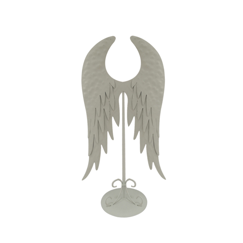 Liberta - Maison ARTEMIS DECO Φτερό Μεταλλικό Λευκό 22.23x12.38x40.01cm 023421