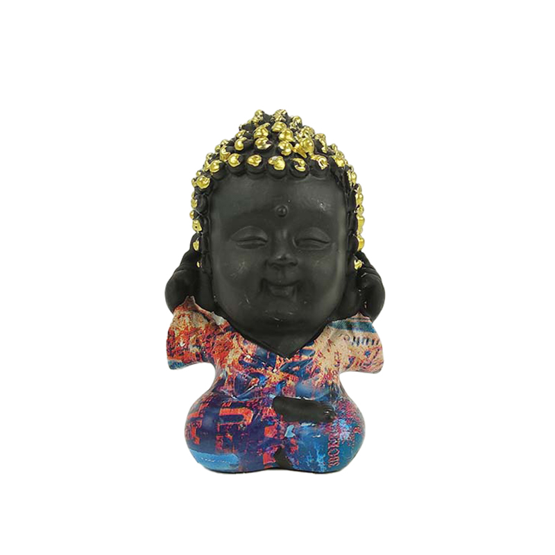 Liberta-Maison Ithaka 1 Διακοσμητικό Βούδας 6x6x10cm Polyresin Πολύχρωμο 023488