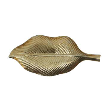 Liberta - Maison WIND Πιατέλα Resin Χρυσή 30.5x14.5x5cm 023532