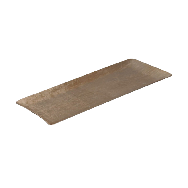 Liberta-Maison Orly Flat Δίσκος Διακόσμησης 58x24x3cm Αλουμίνιο Σαμπανί 023940