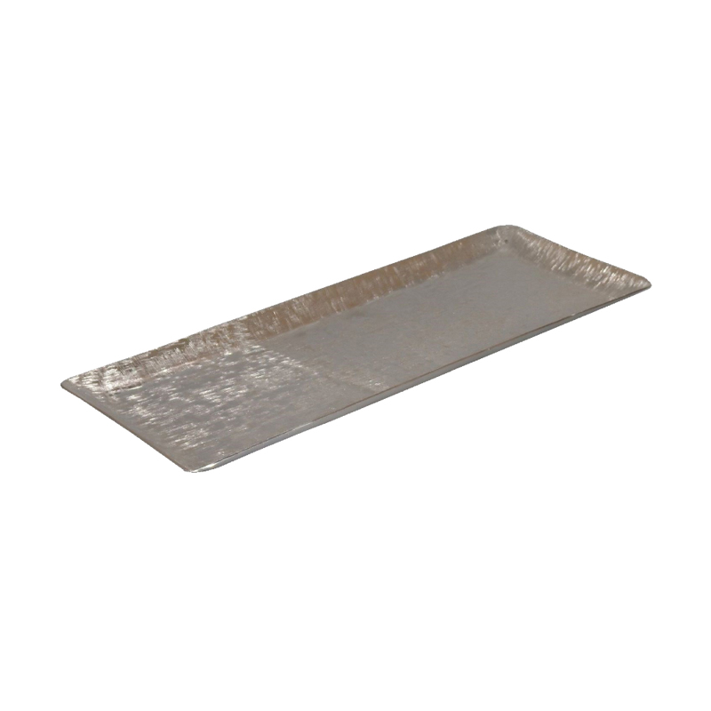 Liberta-Maison Orly Flat Δίσκος Διακόσμησης 58x24x3cm Αλουμίνιο Silver 023943