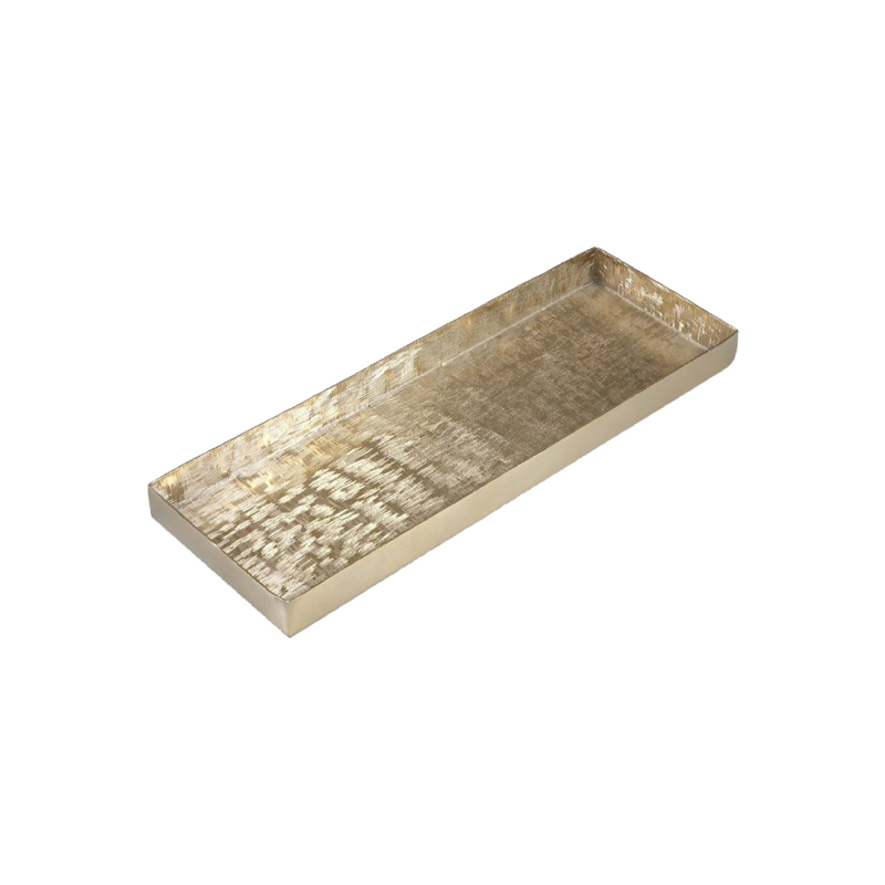 Liberta-Maison Orly Δίσκος Διακόσμησης 44x15x3cm Αλουμίνιο Σαμπανί 023944