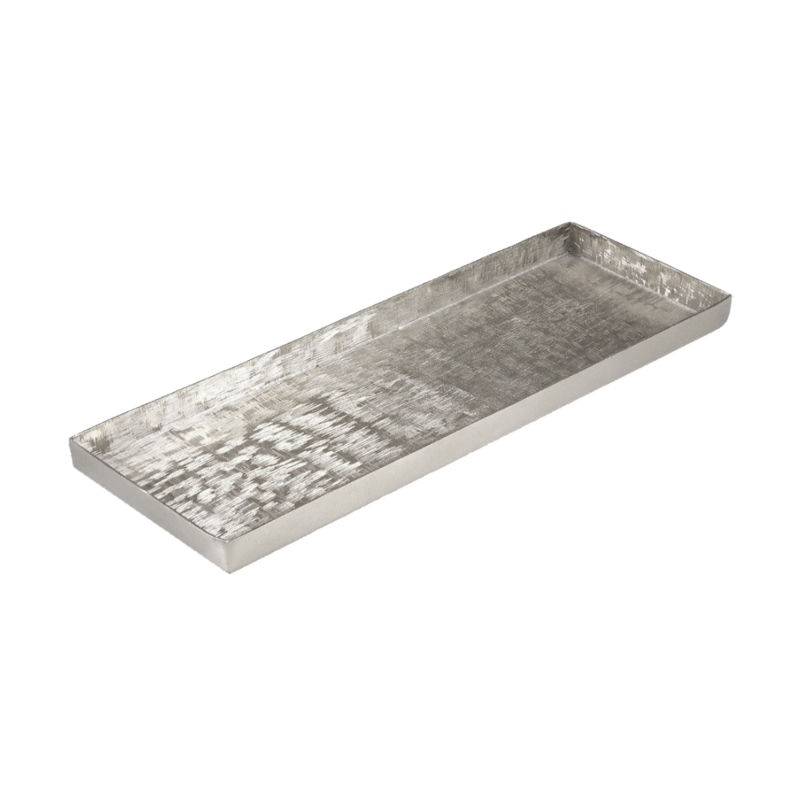 Liberta-Maison Orly Δίσκος Διακόσμησης 52x20x3cm Αλουμίνιο Silver 023947