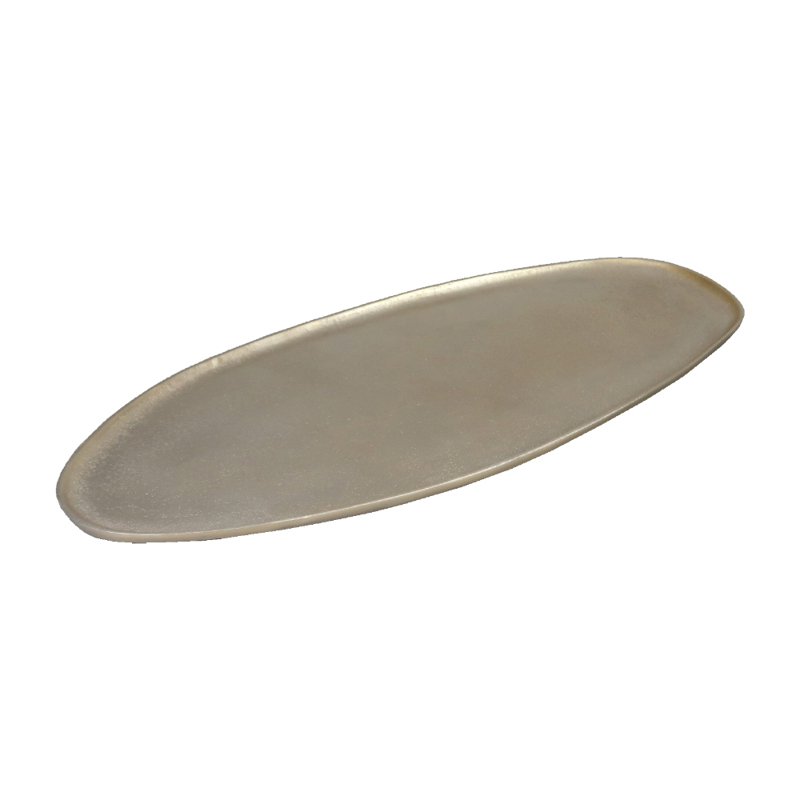 Liberta - Maison MANDY Δίσκος Διακόσμησης Αλουμινίου Σαμπανί 59x27x1cm 023962