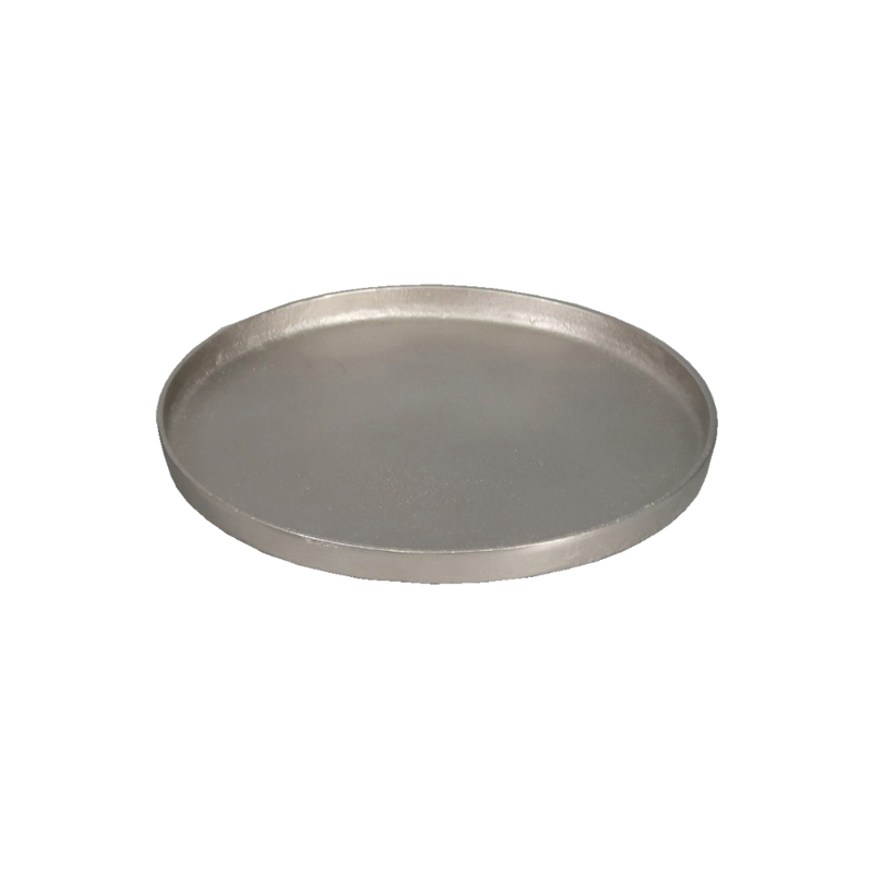 Liberta-Maison Peri Δίσκος Διακόσμησης 30x30x2cm Αλουμίνιο Silver Ματ 023977
