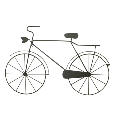 Liberta - Maison TANDEM DECO Διακοσμητικό Τοίχου Μεταλλικό Μαύρο 65x0.64x43cm 024135