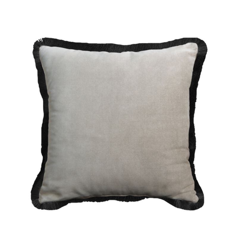 Liberta - Maison TERRICIO Διακοσμητικό Μαξιλάρι Βελούδινο Elephant/Μαύρο 45x45cm 025261