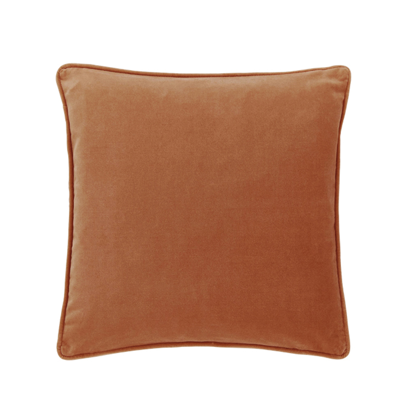Liberta-Maison Simply Mariet Διακοσμητικό Μαξιλάρι 45x45cm Βελούδο Terracotta 025364
