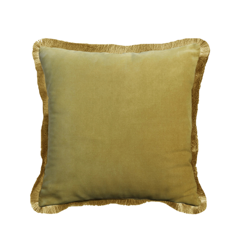 Liberta - Maison MORRIS Διακοσμητικό Μαξιλάρι Βελούδινο Dijon/Χρυσό 45x45cm 025370
