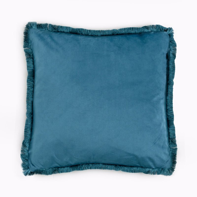 Liberta - Maison MOANNE Διακοσμητικό Μαξιλάρι Βελούδινο Πετρόλ 45x45cm 025377