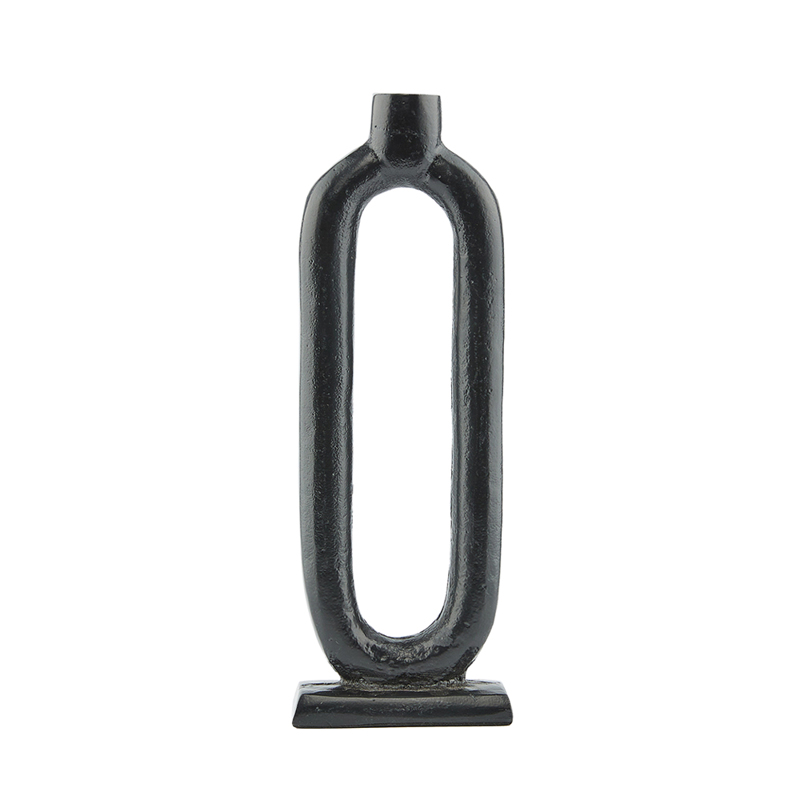 Liberta - Maison CORI Κηροπήγιο Αλουμινίου Μαύρο 11x11x