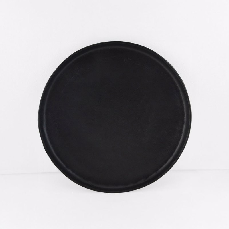 Liberta - Maison LUNA Δίσκος Διακόσμησης Αλουμινίου Μαύρο Φ36x2cm 026004