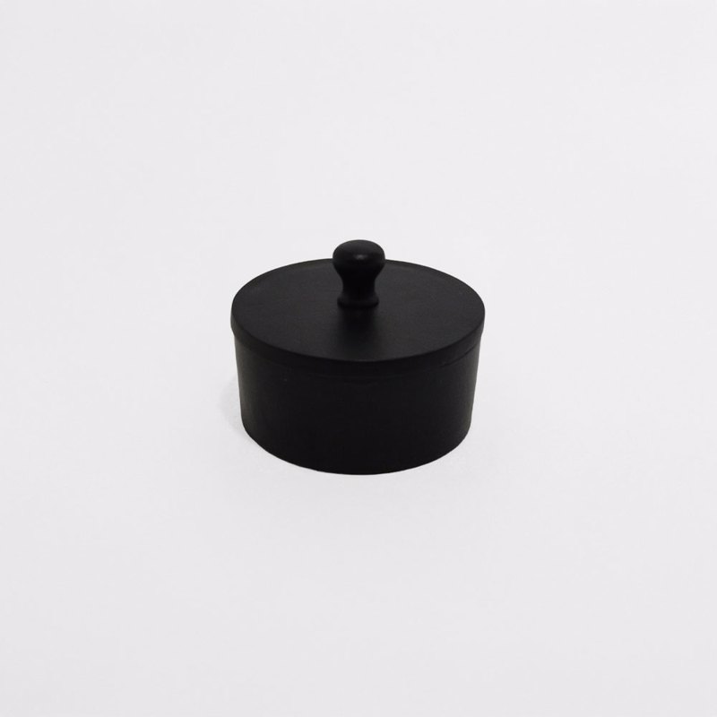 Liberta-Maison BOITE Δοχείο Αποθήκευσης Με Καπάκι 14x14x10cm Αλουμίνιο Μαύρο 026008